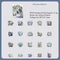 20pcs Narcissus Bellows stickers set with floral musical theme for scrapbooking - 20 Pcs/Pack / Narcissus Bellows