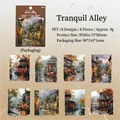 Quiet Alley Series PET stickers with 8 waterproof European oil painting alley designs - Quiet Alley