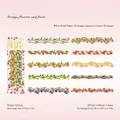 Serie di adesivi decorativi floreali e frutta per scrapbooking e fai-da-te - Confezione da 20 / Frutti Strani