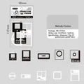 Vintage vinylplaten en muziekspeler thema DIY plakboek stickers set van 20 stuks - Melodie Omgeving