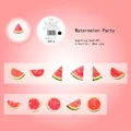 Glinsterende PET-tape met watermeloenthema en fruitdecoraties voor DIY-plakboekprojecten - Watermeloen Feest