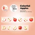 Sparkling PET tape featuring apple illustrations for summer DIY journal decoration - Apple Colorful