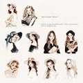 Anonymous Letter stickers with 10 vintage female character illustrations for DIY journals - Anonymous Letters