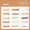 Lot 30 stickers papillon en papier calque pour scrapbooking style vintage 70x30mm - Leather Script