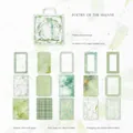 Green lace hollow-out paper material for scrapbooking DIY from the Shanye Poem series - Poetry Of Shanye