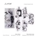 Lost Oath series PET stickers with black and white floral lace designs for journaling - Last Oath