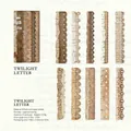 Αυτοκόλλητα δαντέλας Twilight Letter για DIY scrapbooking και διακόσμηση ημερολογίου - Γράμμα Λυκόφωτος