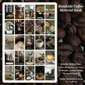 Roadside Coffee theme 50pcs DIY scrapbook paper with vintage cafe aesthetics - Roadside Coffee