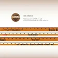 Washi tape in stile metro a nastro vintage per diari, nastro decorativo da 1 cm x 2 m - Stile Metro a Nastro Vintage