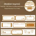 Vintage-Washi-Tape Buchmarker-Serie 22mm x 2m Deko-Klebeband für Journaling & Planer - Bücherzeichen