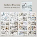Adesivi per paesaggi fai-da-te White Light per scrapbooking con 40 carte washi di alta qualità - Luce Galleggiante del Giorno