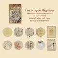 Papel decorativo serie Barn Lace con diseños cortados con láser para manualidades DIY - Folleto de Encaje