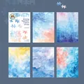 Set di 5 adesivi washi acquerello Richiamo del Mare per scrapbooking e decorazioni artistiche - Richiamo del Mare