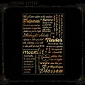 PET-sticker uit de Spring Letter-serie met goudfolie voor doe-het-zelf scrapbooking - Maanlicht Gebed (6124322579370)