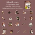 Set de 20 pegatinas de PET náuticas vintage con motivos de barcos y brújulas - Coleccionando Tesoros