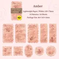 Amber series vintage lace decorative paper set with coffee theme for scrapbooking - Amber