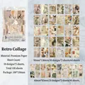 Vintage διακοσμητικό χαρτί scrapbooking με σχέδια κλεψύδρας από τη σειρά Moon - Vintage κολάζ