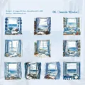 Seaside Window PET Dekosticker für Scrapbooking mit Illustrationen mit Meeresblick - Meeresfensteransicht