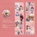 Cinta decorativa de PET tema Cerezos con ilustraciones de anime para diario y manualidades - Encuentro con Cerezos