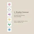 Set de sellos de pronóstico del tiempo para manualidades y decoración de diarios - 1. Pronóstico del Tiempo
