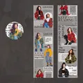 Trendy Street style PET decorative tape for journaling with stylish character illustrations - Trendy Street