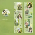 Green Spring theme PET tape with nature illustrations 50mm wide for DIY journaling - Late Spring