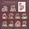 Flowering Years PET stickers with shell light finish featuring 10 garden well designs - Flowering Years
