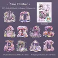 Climbing vines PET stickers with shell light finish for scrapbooking decor - Climbing Vines