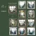 Forest window theme PET decorative stickers for DIY scrapbooking with 10 unique designs - 6. Forest