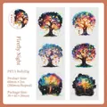 Firefly Night PET tape with glowing trees for DIY scrapbooking, 60mmx2m size - Forest Lights