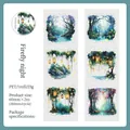 Forest Night theme PET decorative tape for DIY scrapbooking 60mm x 2m roll - Forest Secret Style