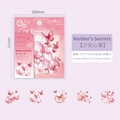 Adesivi in PET con farfalle rosa e viola per scrapbooking della collezione Secrets - Preoccupazioni Di Ragazza