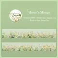 Waterproof PET decorative washi tape with Monet Impressionist floral meadow patterns - Monet's Illusion