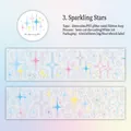 Sparkling PET decorative tape with star pattern 50mmx2m for DIY scrapbooking - 50mmx2m / 3. Sparkling Star