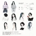 Série Misty Rose lot de 10 autocollants personnages découpés au laser pour agenda - Rose de Brume