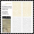 Adesivi in PET con lamina d'oro e d'argento per scrapbooking con frasi eleganti - Serie Doratura - Luna d'Oro Fluttuante