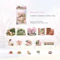 Lot de 30 autocollants PET pique-nique romantique avec motifs floraux et champêtres - Pique-Nique Romantique / 30 Feuilles/Paquet