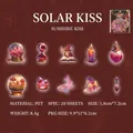 Σετ 20 αυτοκόλλητα PET Sunshine Kiss με μαγικά σχέδια κουκουβάγιας και φάλαινας DIY - Σειρά Μαγική Στιγμή - Φιλί του Ήλιου