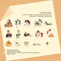 Rainy walk series PVC stickers for DIY planners with 30 pieces of lifestyle scenery themes - Life Journal Series-Leisure Home 30 Sheets