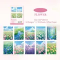 Papel para scrapbooking Flower Starry Dreams con 10 diseños florales de naturaleza - Flor (5754691460182)