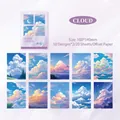 Set de papel para scrapbooking de nubes con 10 diseños de cielo y 20 hojas en total - Nube (5754691460185)