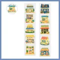 Cinta decorativa PET tema floristería 40mm x 2m para manualidades y álbumes - Pequeña Floristería