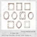 Biglietti collage vintage con rilievo traforato per scrapbooking e decoro DIY - Viaggio in Eden