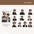 Retro Story Warm Glimmer anime male character PET stickers for DIY scrapbooking 20pcs - Warm Glimmer