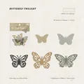 Vintage Butterfly Twilight hollow material paper set for scrapbooking with 30 pieces - Butterfly Twilight
