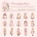 Set di adesivi PET vintage Sweetheart Diary con 30 illustrazioni di ragazze retro - Diario del Cuore
