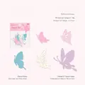 Pink Butterfly material pack with hollow-out butterfly paper for DIY junk journaling - Butterfly Pink Beauty