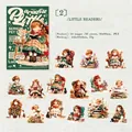 Little Readers PET stickers set featuring 30 pieces of watercolor reading illustrations - Little Readers (2025031310) / 30 Sheets