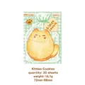 Kitties Cookies theme sticky notes for DIY journaling with 30 sheets of cat motifs - Kitten Cookie Style (5922719167810)