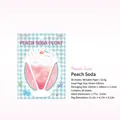 Notes autocollantes thème animal Peach Soda, 30 feuilles de papier décoratif à écrire - Style Soda Pêche (5965089277733)
